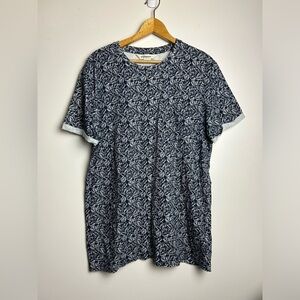 ElevenParis Men’s Navy Blue/White Graphic Shirt Size L
